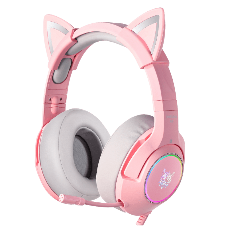 Audifonos Gamer Onikuma K9 Rosado